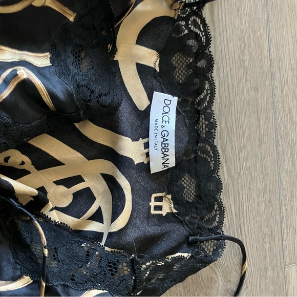 Dolce and Gabbana Silk Print Tank Top - Picture 4 of 5